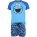 Sesame Street Pyjama - Cookie Monster - S tot 3XL - voor Mannen - blauw
