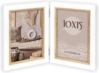 Zep Duo Houten fotolijst wit/bruin Ayas 2Q voor 2 foto's 13x18