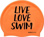 BuddySwim LLS Bonnet de bain en silicone - Orange