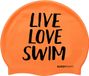 BuddySwim LLS Bonnet de bain en silicone - Orange