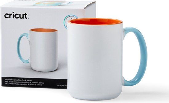 Cricut Mug Sahara Orange/Blue 440ml
