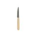 Nogent Couteau à lame crantée, fin, manche en bois de hêtre, 19 cm