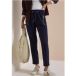 Taille moyenne Jambe slim Pantalon coupe décontractée
