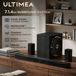 ULTIMEA Skywave X60 840W 7.1.4ch Soundbar voor TV met Dolby Atmos, Surround Sound-systeem met 8'' draadloze subwoofer & 2 speakers