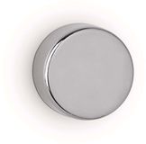 MAUL Magneet Neodymium - rond - zilver - metaal - 4 stuks - Ø 2 x 1 cm