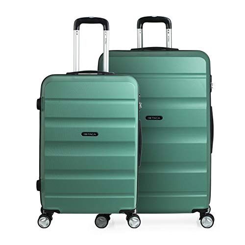 ITACA - Lichtgewicht Koffer Groot - ABS Hard Shell Reiskoffer - Aquamarine