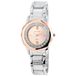 Exclusive Excellanc Dameshorloge Model 152825500024 Bicolor Rosékleurig/Zilverkleurig 3 ATM Waterdicht Diameter 38 mm Steentjes