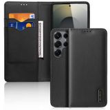 Dux Ducis Hivo Étui portefeuille en cuir pour Samsung Galaxy S26 Ultra - Noir