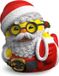 TUBBZ Numskull TUBBZ Badeend Christmas Santa Claus 5cm