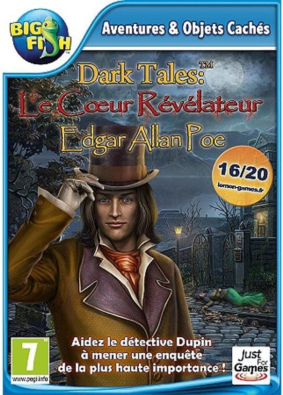 just for games Dark Tales 8: Le Coeur Révélateur par Edgar Allan Poe, PC Standaard+Add-on