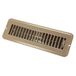 JR Products 02-28915 Brown 2" x 10" Metal Dampened Floor Register
