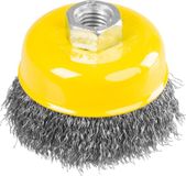 Strend Pro Komborstel CCB-501, 75 mm, gegolfd, M14x2, draad 0.3 mm