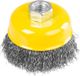 Strend Pro Komborstel CCB-501, 75 mm, gegolfd, M14x2, draad 0.3 mm