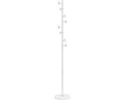 vidaXL Kapstok 176 cm Wit IJzer