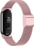By Qubix - Milanese bandje - Rosé goud - Geschikt voor Xiaomi Smart Band 8 / 9 / 10