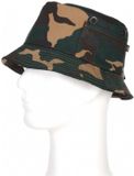 Merkloos Vissershoedje camouflage print - volwassenen - groen - Army - Katoen 59 cm