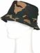Merkloos Vissershoedje camouflage print - volwassenen - groen - Army - Katoen 59 cm