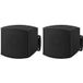 Monacor EUL-26/SW ELA-haut-parleur mural, haut-parleur mural 10 W noir 1 paire
