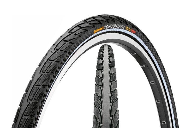 Continental Top Contact II Fietsband 28 Vectran Breaker vouwband reflex zwart