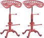 CLP Butch Set van 2 barkrukken rood/rood