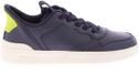 Geox Kindertrainers Washiba Fast In marineblauw/citroen