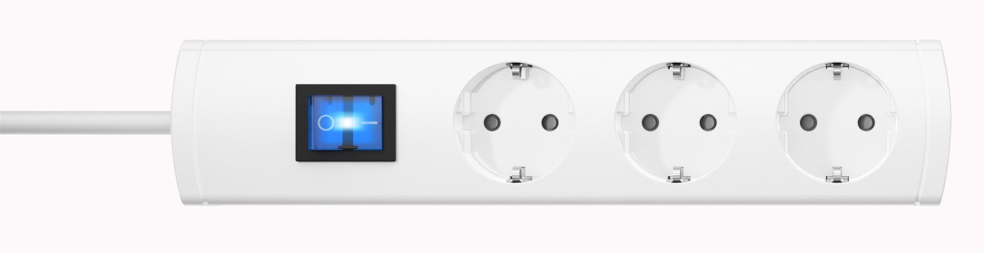 Kopp UNOversal Stekkerdoos - Wit - 1.4m Kabel - Met Schakelaar - IP20