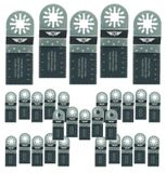 Icecat Set van 35 mm bi-metal zaagbladen voor multitools, met UniLok-aansluiting