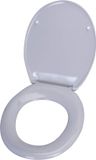 OEM Duroplast WC-bril met softclosemechanisme en snelsluiting, grijs, modern
