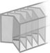 Alpina Kleding Organizer - Kleding Opbergsysteem - 44 x 29 x 22 CM - Opbergbox met 9 Compartementen - Opvouwbaar - Grijs