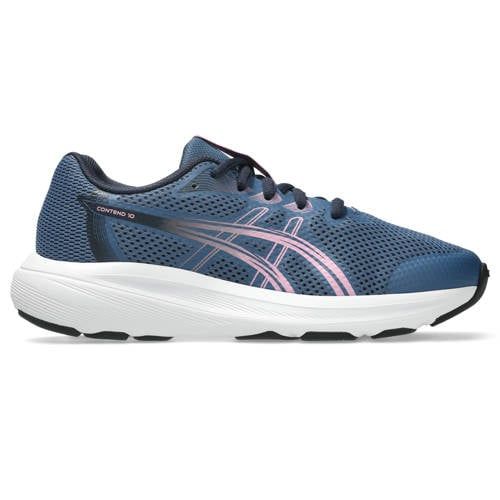 ASICS Contend 10 mesh hardloopschoenen - blauw/roze