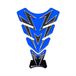 Tankbescherming, Quattroerre Tankbescherming, zelfklevend, 3D, voor motorfietsen, kleuren, blauw, 19 x 13 cm
