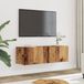Maison Exclusive - Meuble TV, 2 pièces, aspect bois vieilli, dimensions 100x30x30 cm
