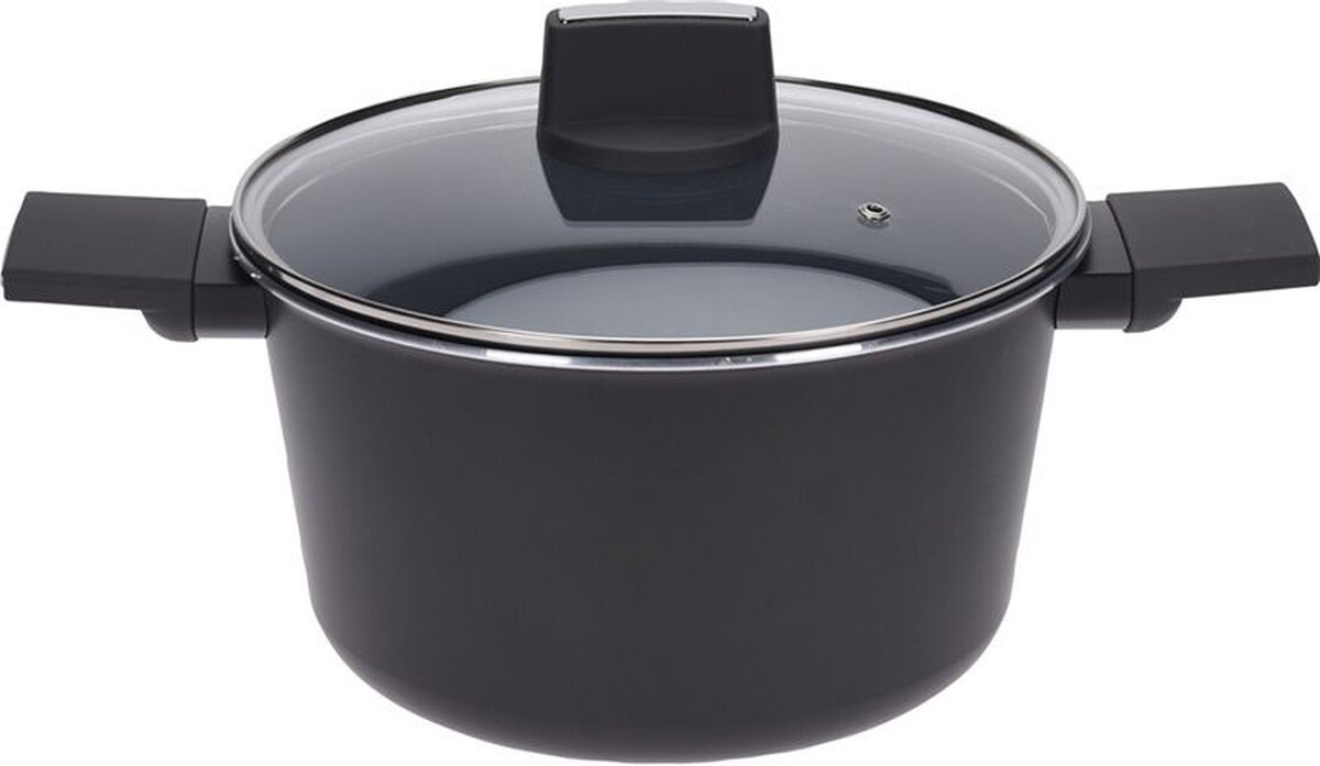 Excellent houseware Braadpan met deksel - Ø24cm - aluminium