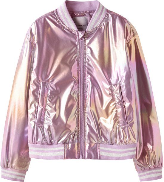 NAME IT - NMFMOLINA Bomberjack Shiny Moonlite Mauve