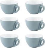 APS 6 Koffiekoppen - Blauw - Porselein - Ø 9,5 cm - 200 ml