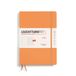 LEUCHTTURM1917 370641 weekkalender & notitieboek 2025, Composition B5, hardcover - 12-maanden-planner, gelinieerd - abrikoos, Engels