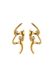 Gaya Leo E-Commerce Ltd. Gaya Earrings Gold Multi Zirconia Women's Drop Earrings 5cm