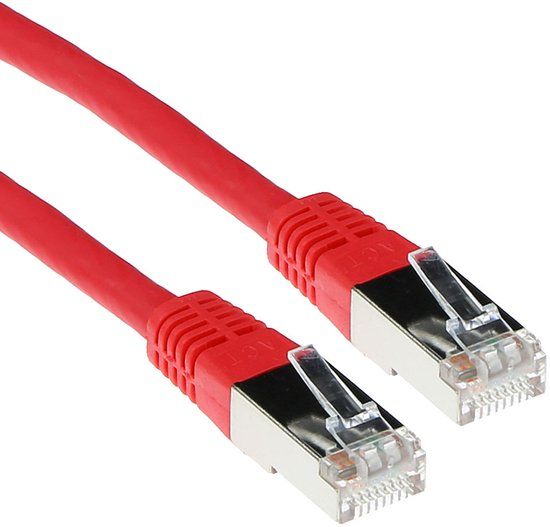 ACT IB7510 netwerkkabel - 10 meter - rood