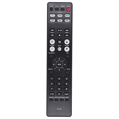 VBESTLIFE RC-1204 CD Ontvanger Afstandsbediening Vervanging voor Denon D-M40 D-M40SBK RCD-M40 RCD-M40DAB