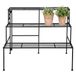 Esschert Design Étagère à plantes étagée Noir