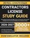 Contractors License Study Guide 2026-2027: The Complete Prep Book with 3000+ Practice Test Questions Plus Essential Strategies to Ace Your General Building and Law & Business Exams