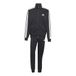 adidas 3-Stripes Fleece Track Suit Heren Zwart/Wit S