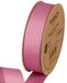 Halbach Seidenbänder Premium ripslint, 25 mm x 25 m, donkerroze