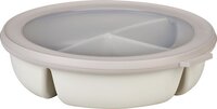 Mepal Cirqula Bento Bowl - 3-vaks - 1L - Nordic White