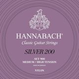 Hannabach Klassieke gitaarsnaren serie 900 medium-high tension Silver 200 - Set - 900MHT