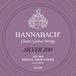 Hannabach Klassieke gitaarsnaren serie 900 medium-high tension Silver 200 - Set - 900MHT