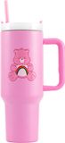 Pyramid International Care Bears (Cheer Bear) beker met rietje en deksel 1200 ml