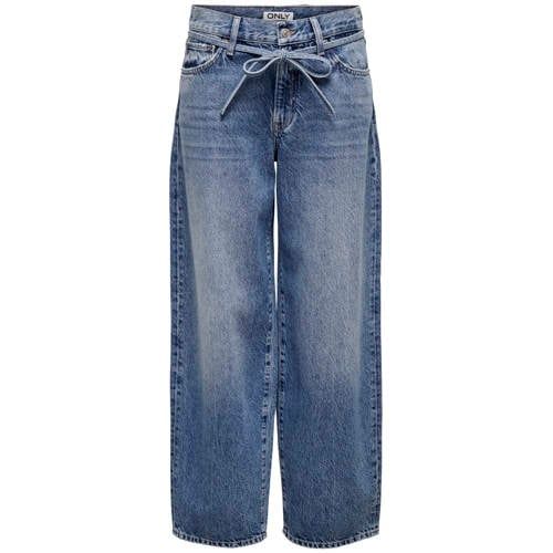 ONLY ONLGIANNA Straight Jeans - Medium Blue Denim