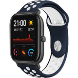 ShieldCase Xiaomi Amazfit GTS sport band (blauw/wit)