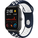 ShieldCase Xiaomi Amazfit GTS sport band (blauw/wit)